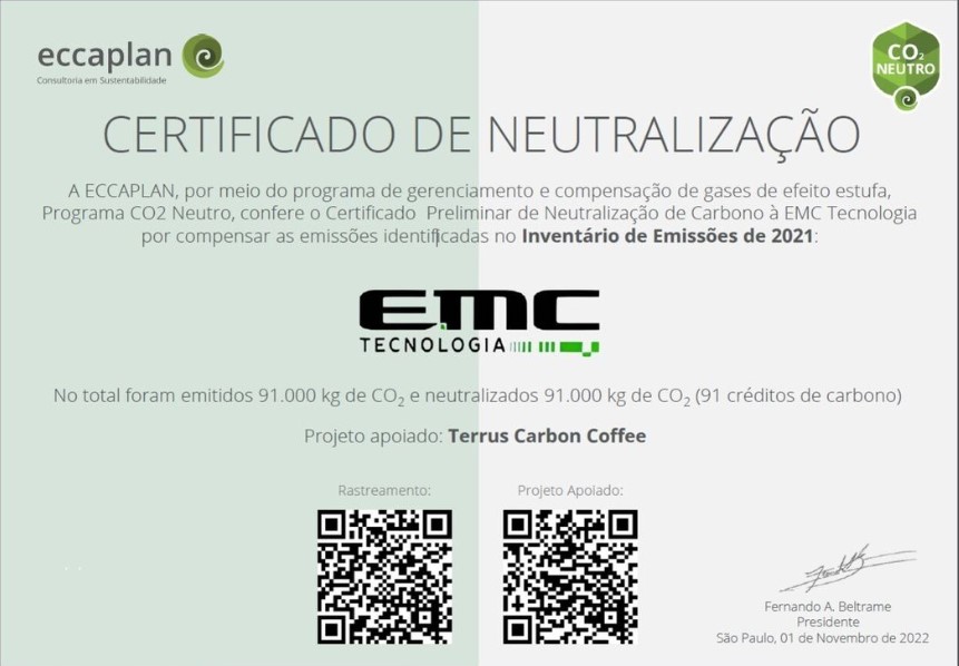 credito de carbono EMC